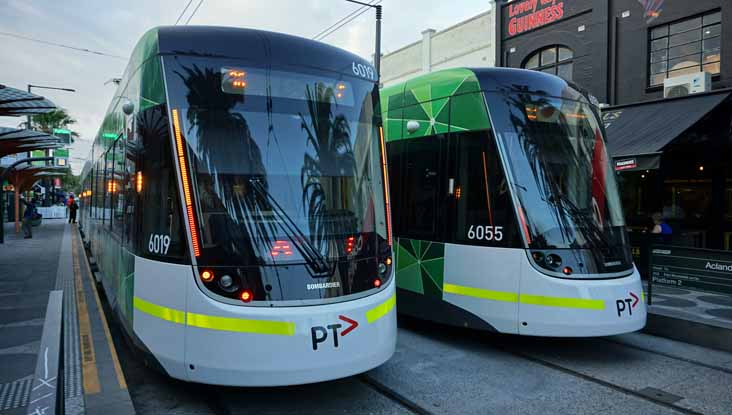 Yarra Trams E2 Class 6055 and E Class 6019